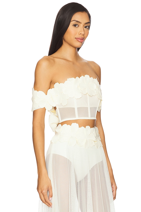 view 2 of 4 Jardin De Lu Top in Ivory