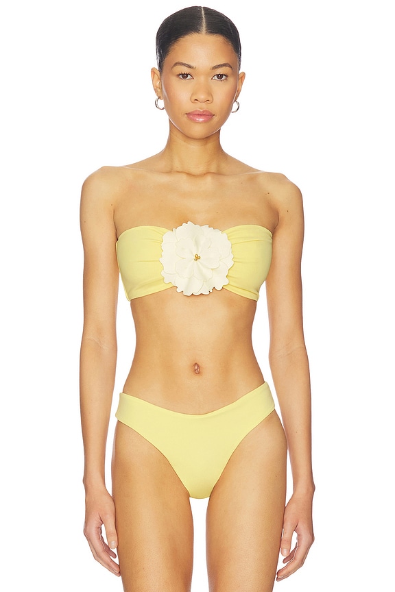 view 1 of 4 Maia Bikini Top in Butter