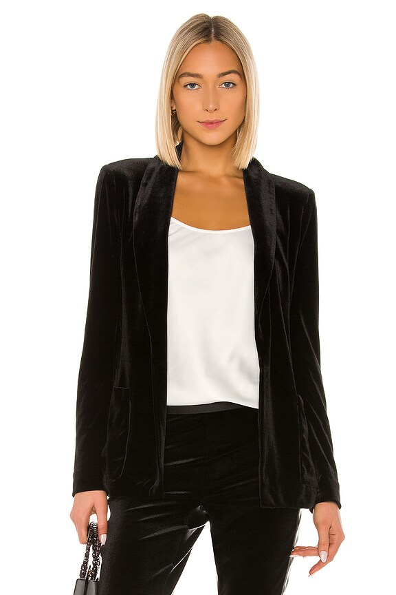 view 2 of 5 Spencer Smoking Jacket in Black