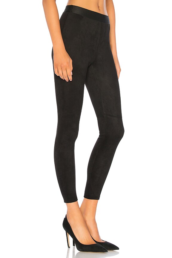 view 2 of 4 Polygraph Suede Legging in Black