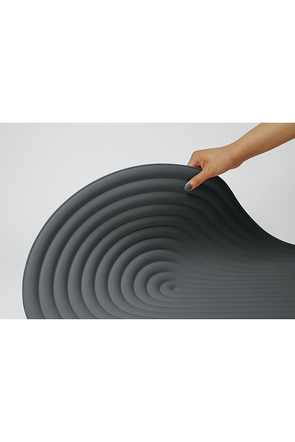 view 2 of 6 The Plush Capsule Mat in Charcoal
