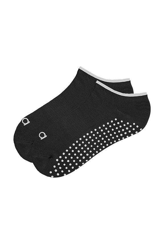view 1 of 3 The Pilates Low Sock Charcoal in Large