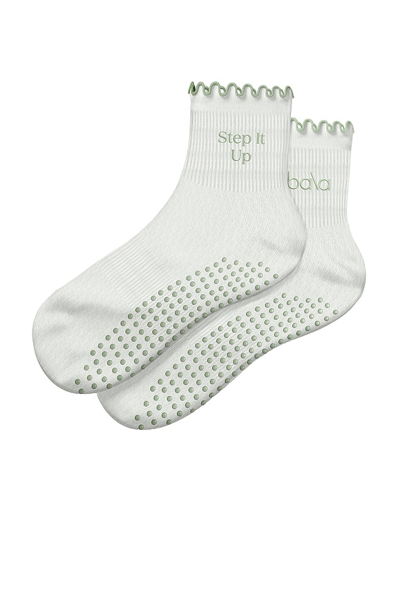 view 1 of 5 The Frilly Sock in Sage