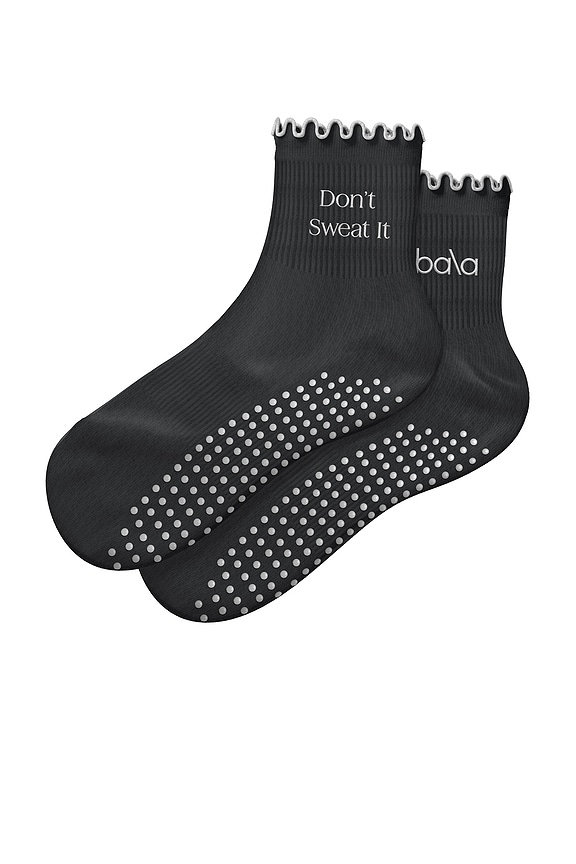 view 1 of 4 The Frilly Sock in Charcoal
