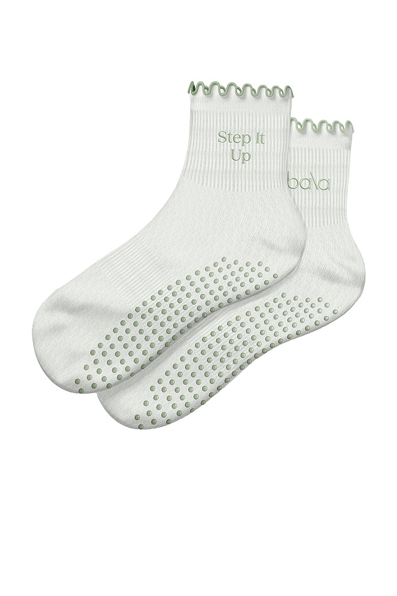 view 1 of 5 The Frilly Sock in Sage