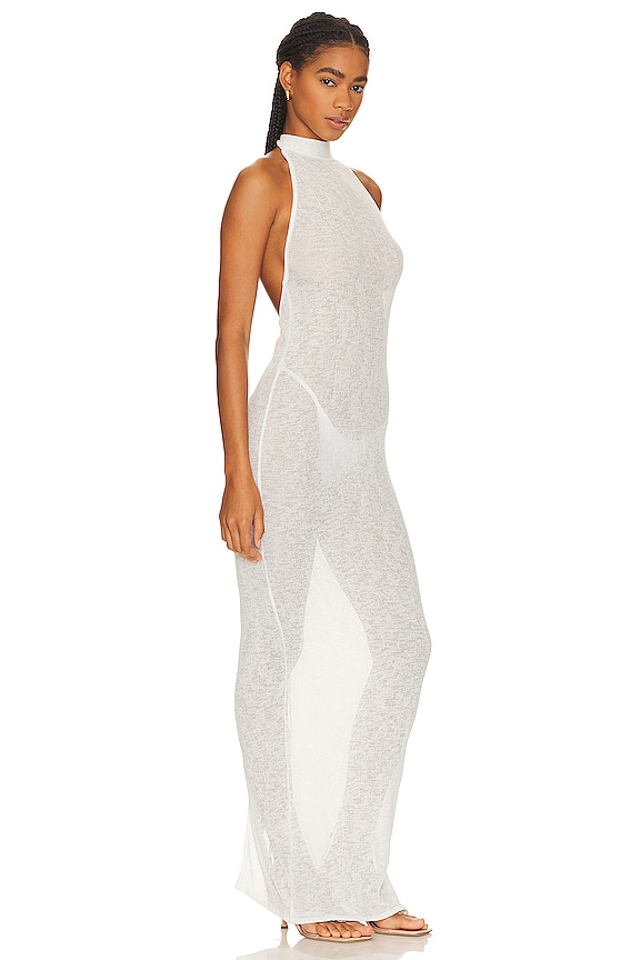 view 2 of 3 ROBE MI-LONGUE SOFIA in White