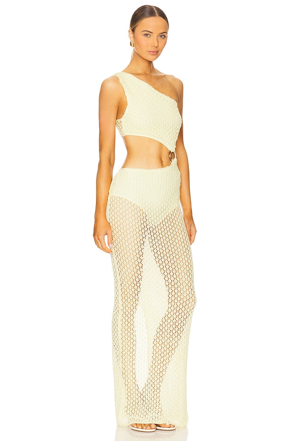 view 2 of 5 Brie Dress in Daisy Yellow