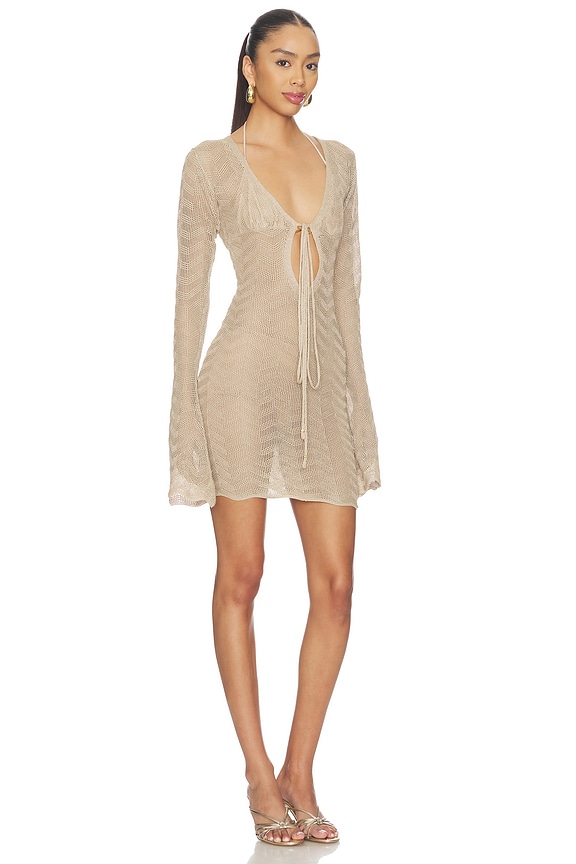 view 2 of 4 MINIVESTIDO BIA in Sand Gold