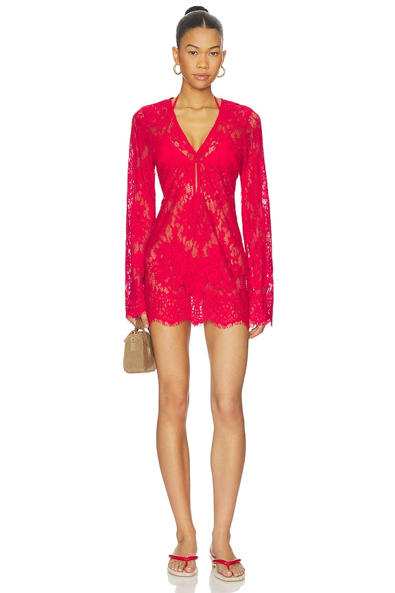 view 2 of 4 MINIVESTIDO MILLIE in Scarlet Red