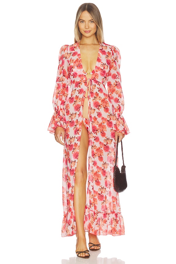 view 1 of 4 Berta Cover Up in Romantic Flowers