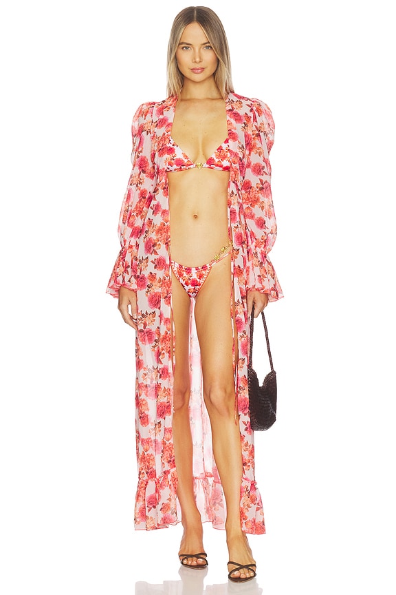 view 2 of 4 Berta Cover Up in Romantic Flowers