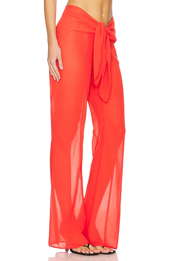 view 2 of 6 Tommy Pants in Red Fire