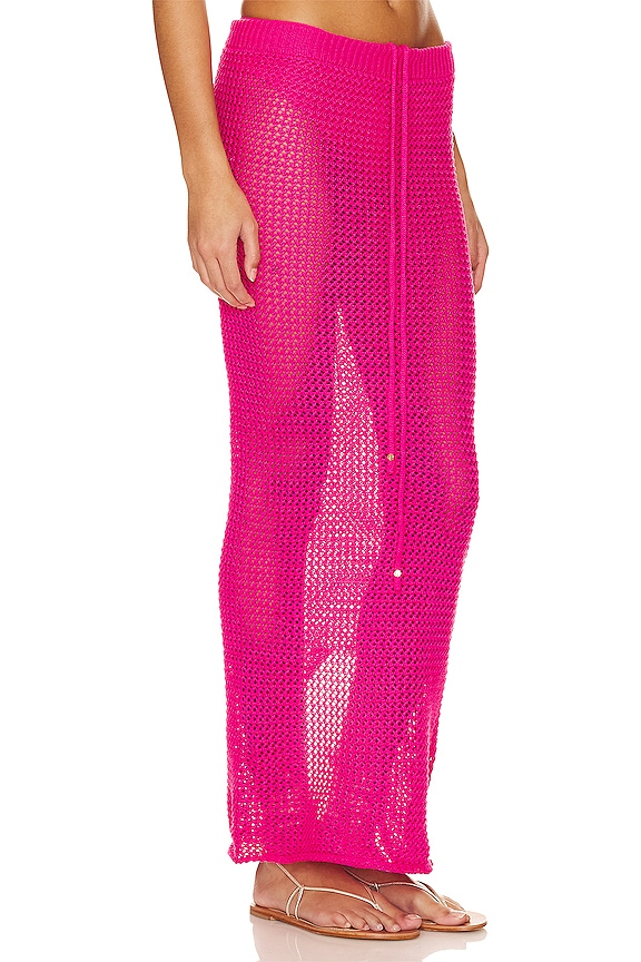 view 2 of 4 ARIA マキシスカート in Hot Pink