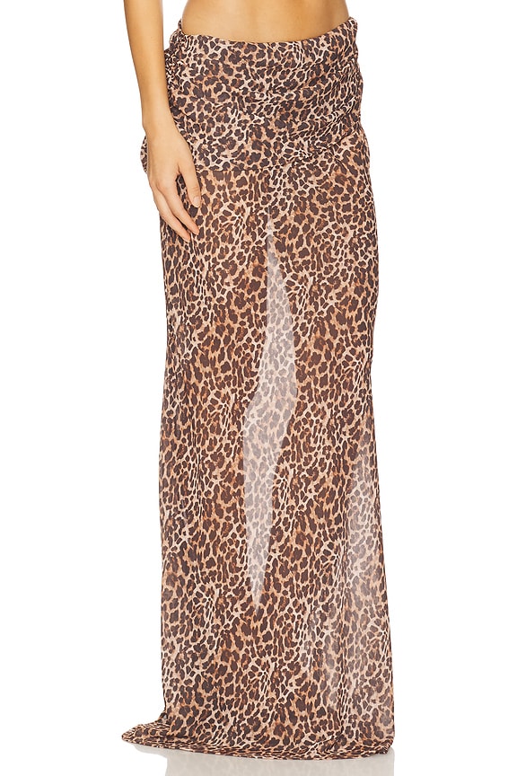 view 2 of 6 Toya Skirt in Leopard Dream