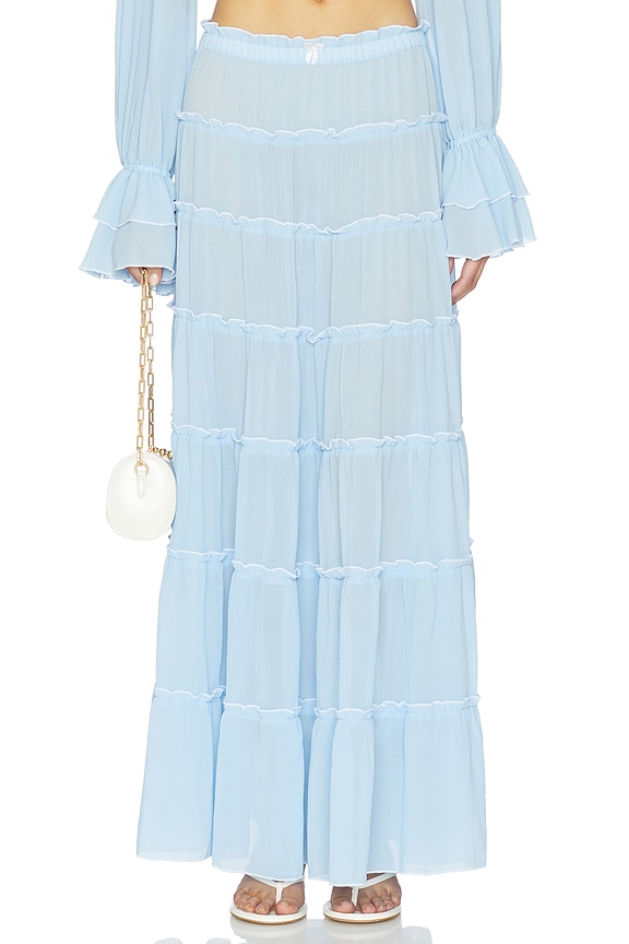 view 1 of 6 Elma Skirt in Pacific Blue