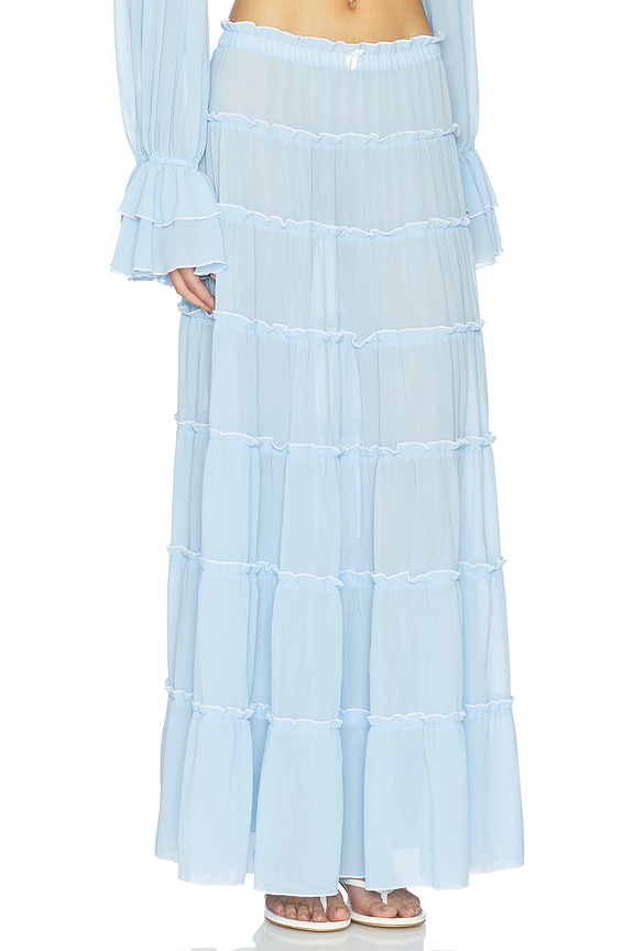 view 2 of 6 Elma Skirt in Pacific Blue