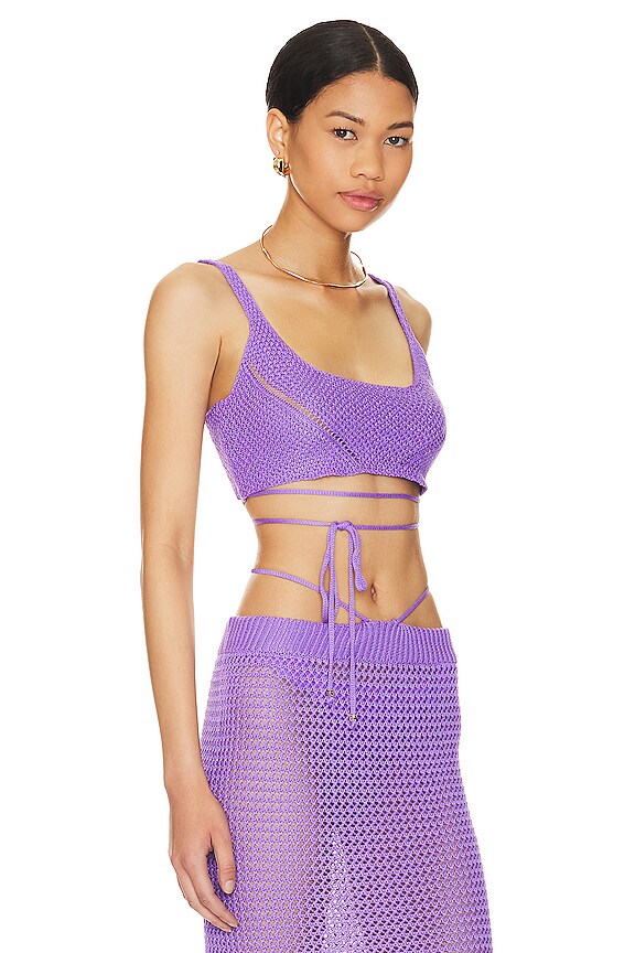 view 2 of 4 Alma Top in Irise Purple