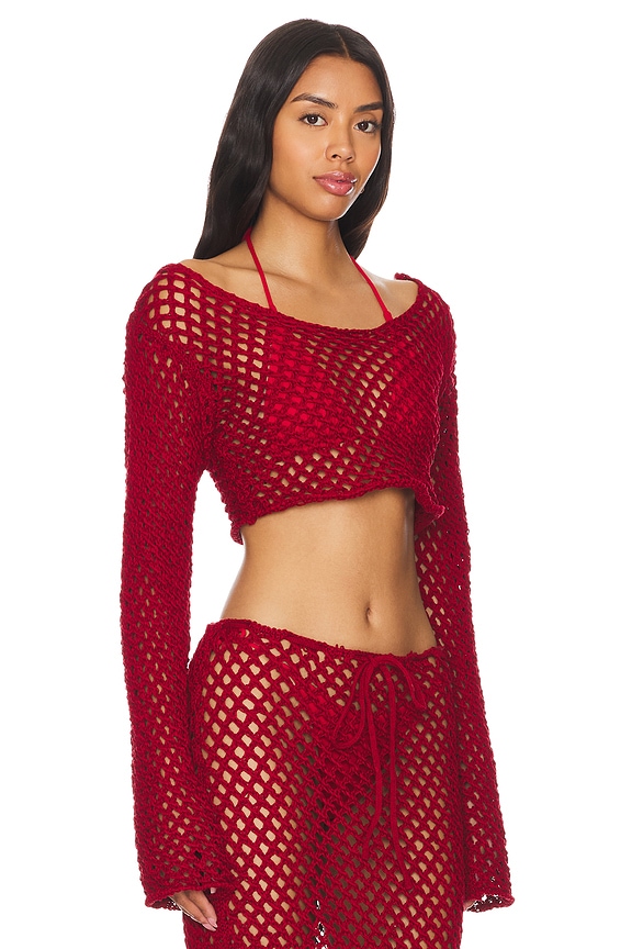 view 2 of 4 Magen Shirt in Red