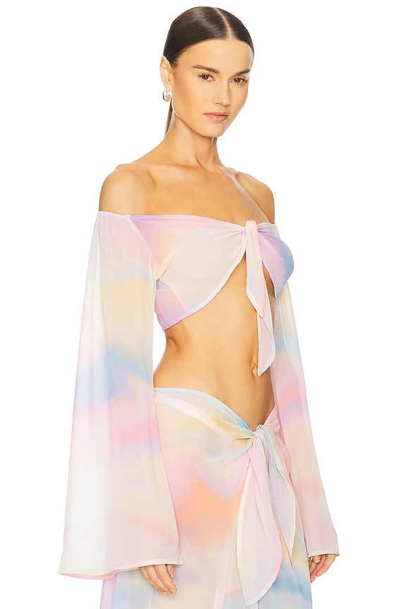 view 2 of 4 Grace Top in Pink Lagoon