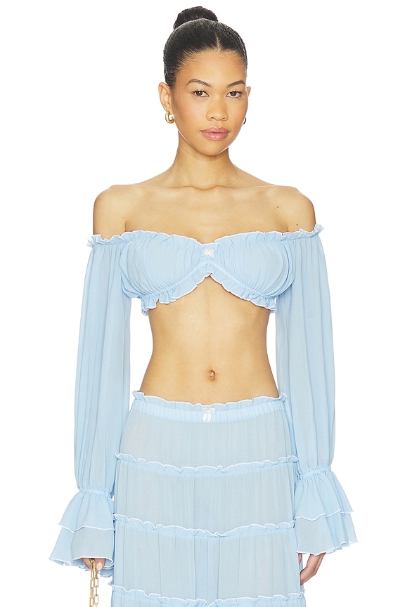 view 1 of 4 Elma Shirt in Pacific Blue