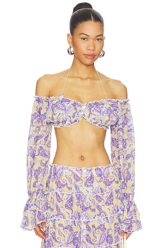 view 1 of 4 TOP BLUSA ELMA in Blooming Paisley