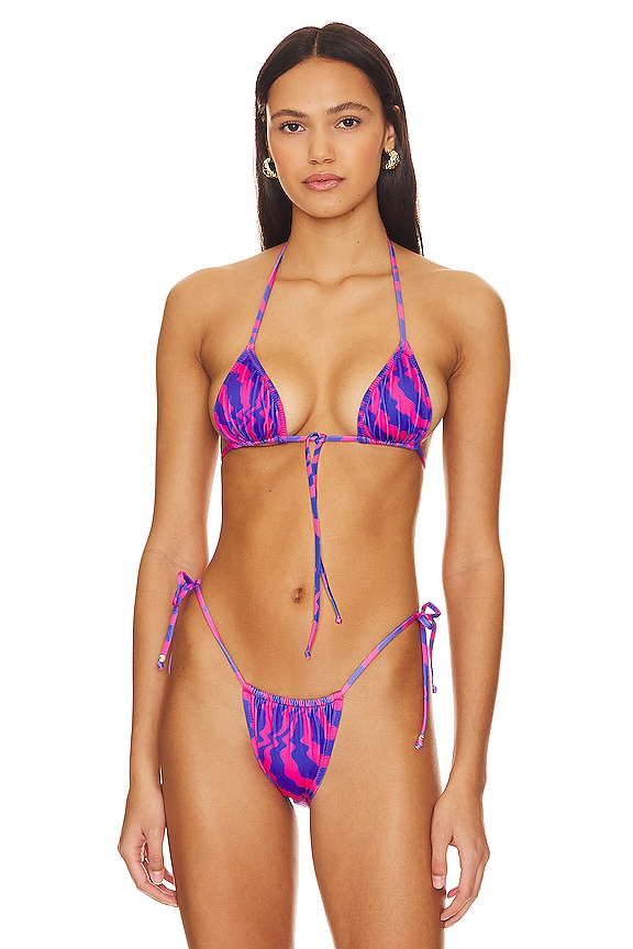 view 2 of 5 BELL 트라이앵글 탑 in Purple Waves