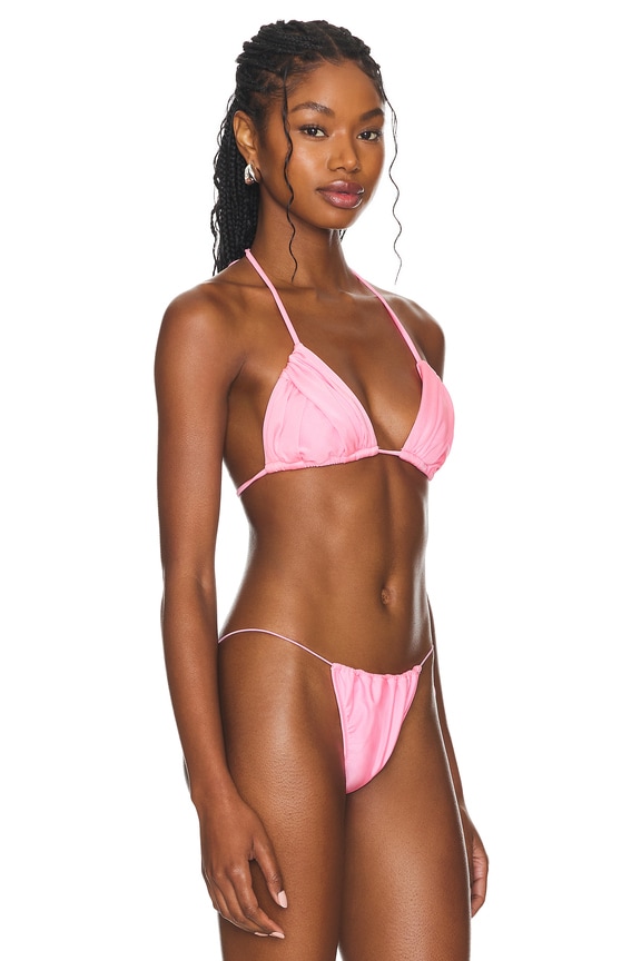 view 2 of 4 HAUT FORME TRIANGLE JASMIN in Pink Cream