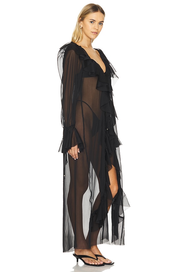 view 2 of 4 Stefhani Cover Up in Black