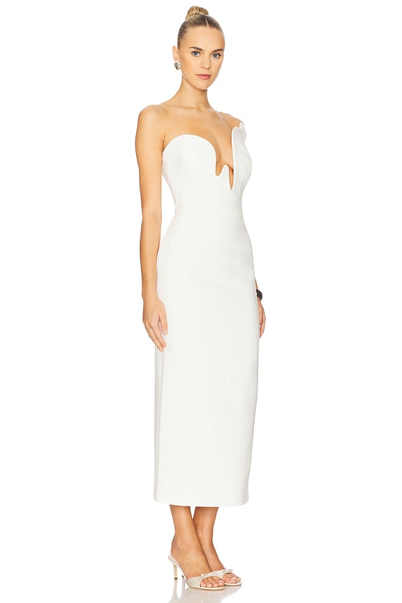 view 2 of 3 Rosalyn Midi Dress in Orchid White