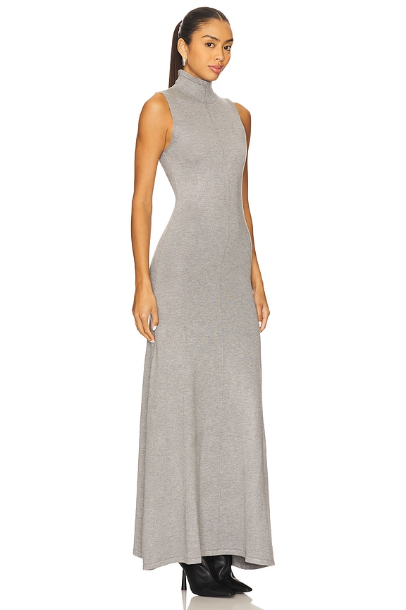 view 2 of 3 Astoria Knit Maxi Dress in Dove Grey