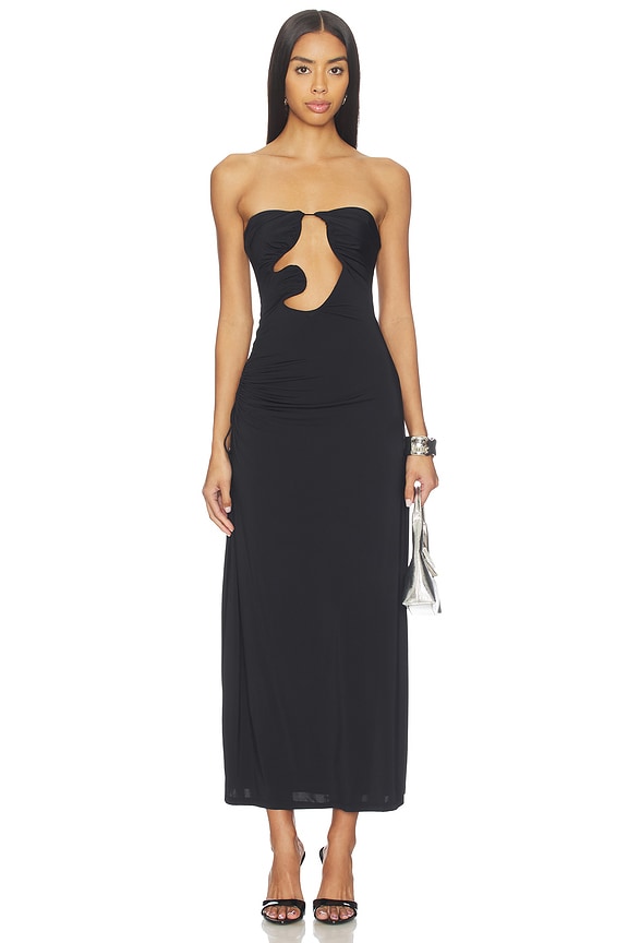 view 2 of 3 ROBE ALBERTA in Black