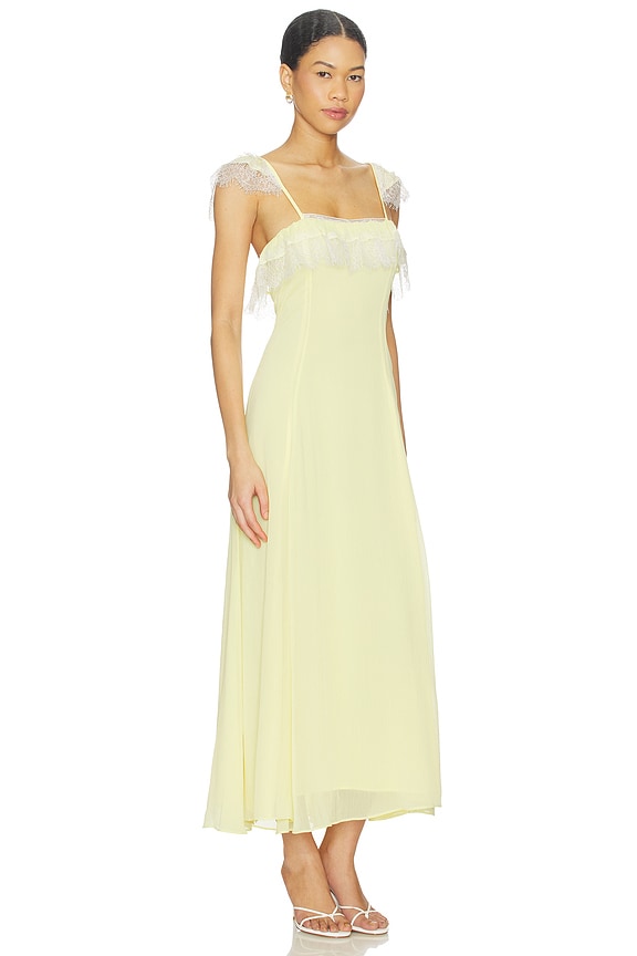 view 2 of 3 VESTIDO ARLIA in Canary Yellow