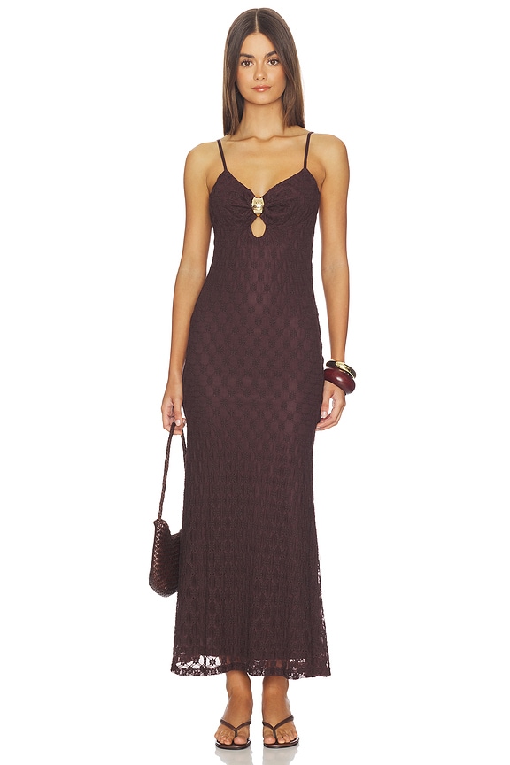view 1 of 4 ROBE KARLA in Dark Chocolate