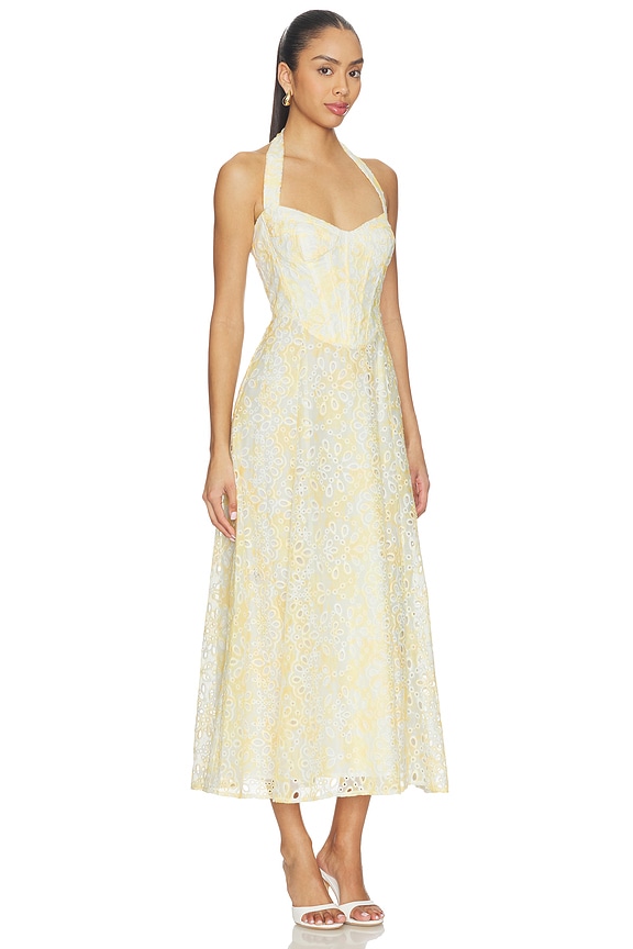 view 2 of 3 VESTIDO POLLIE in Yellow Floral