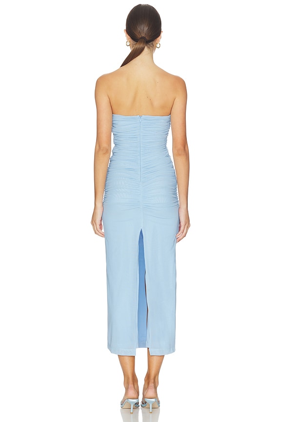 blue mesh midi dress Bardot Julane in Soft cheap clothes this midi dress features Harling Micro Mini Dress Bodycon midi Size:56L