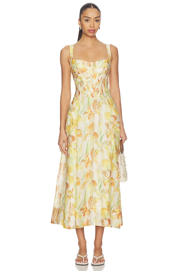 view 1 of 3 ROBE ADALINE in Yellow Floral