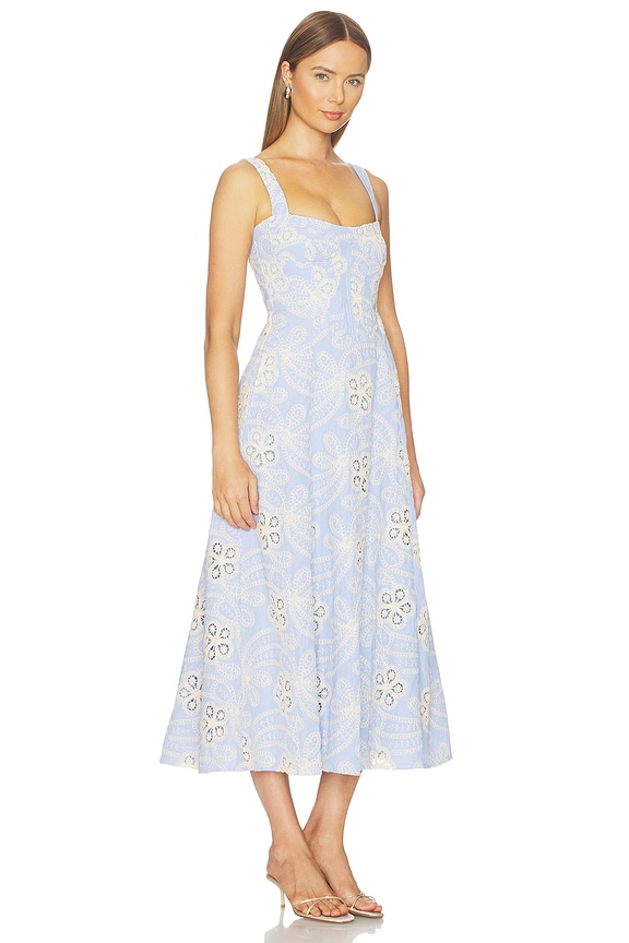 view 2 of 4 VESTIDO LILAH in Baby Blue Floral