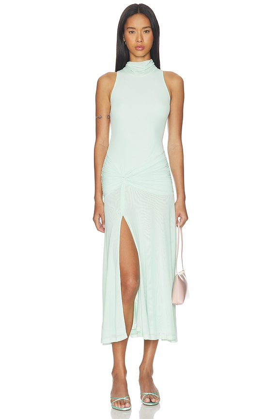 view 1 of 3 Leanna Mesh Midi Dress in Peppermint