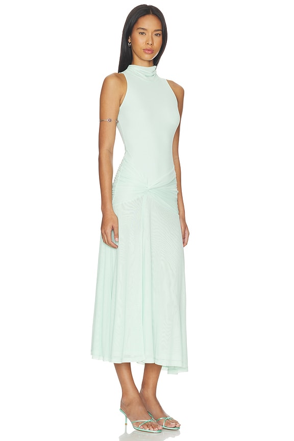 view 2 of 3 Leanna Mesh Midi Dress in Peppermint