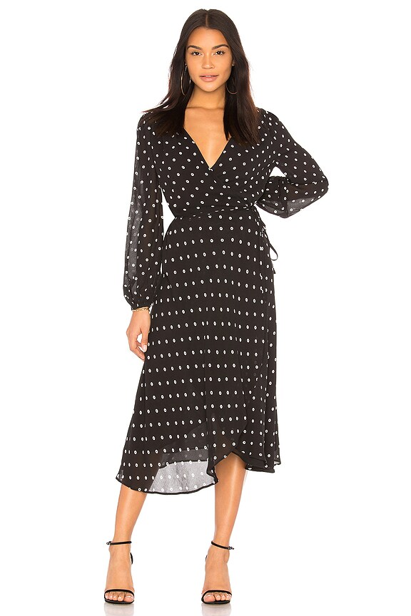 Bardot Betty Spot Dress in Circle | REVOLVE