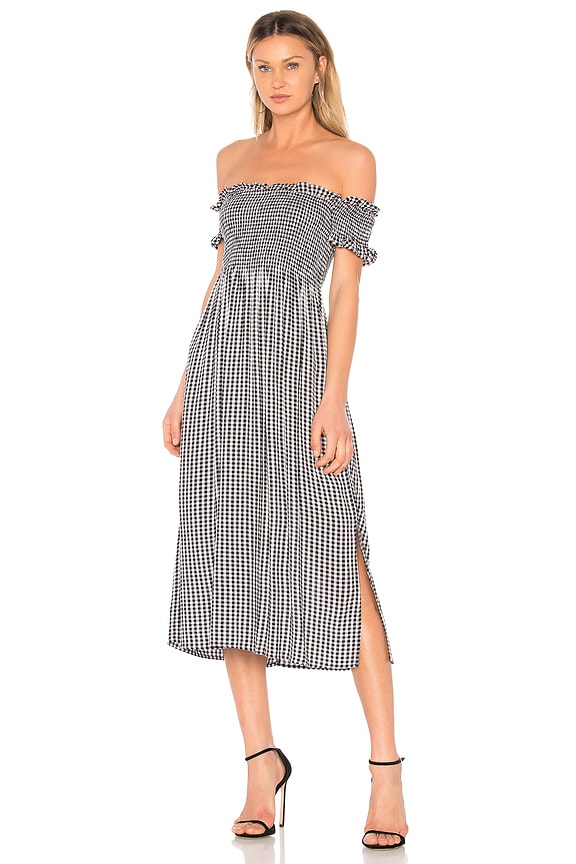 view 1 of 3 ROBE CINDY in Black Gingham