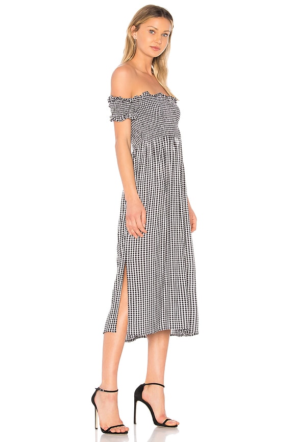 view 2 of 3 ROBE CINDY in Black Gingham