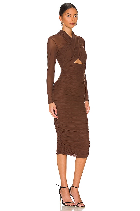 view 2 of 3 ROBE ALIYAH in Chocolate