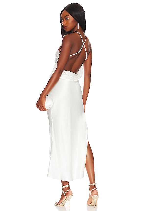 view 1 of 3 Mila Cowl Back Slip Dress in Orchid White