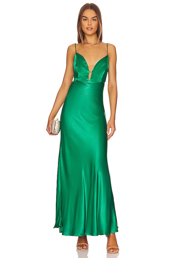 view 1 of 3 VESTIDO KARLOTTA in Fern