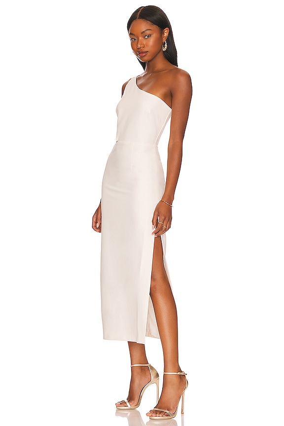 yellow midi dresses Women's You Already Know Cotton Bustier Bodice Strapless Dress | Size: L MJMEA18 Model is a True A Guide to Formal Color:Nude mauve