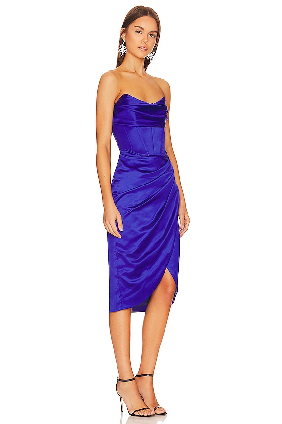 view 2 of 3 VESTIDO JAMILA in Cobalt