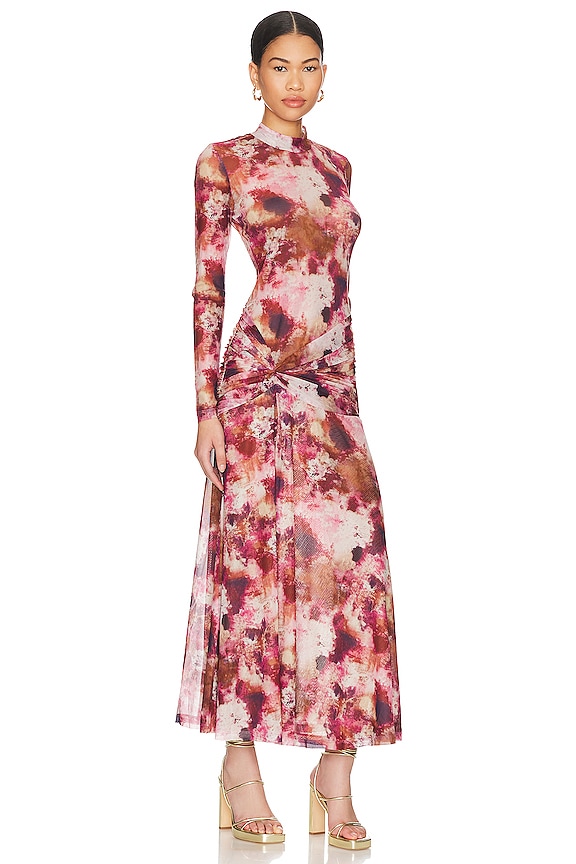 view 2 of 4 Lea Mesh Dress in Tie Dye
