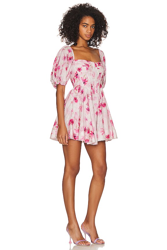 view 2 of 3 ROBE COURTE KIAH in Pink Floral