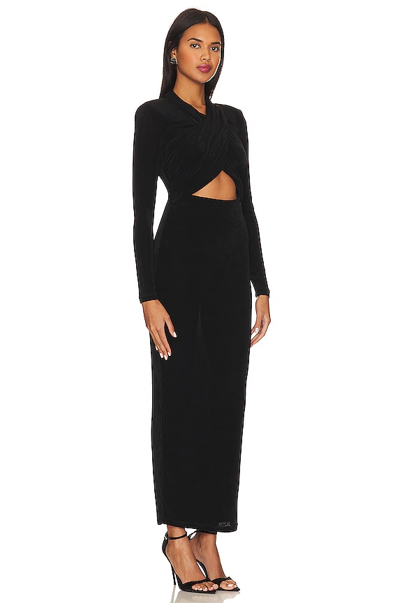 view 2 of 3 Reno Slinky Knit Dress in Black